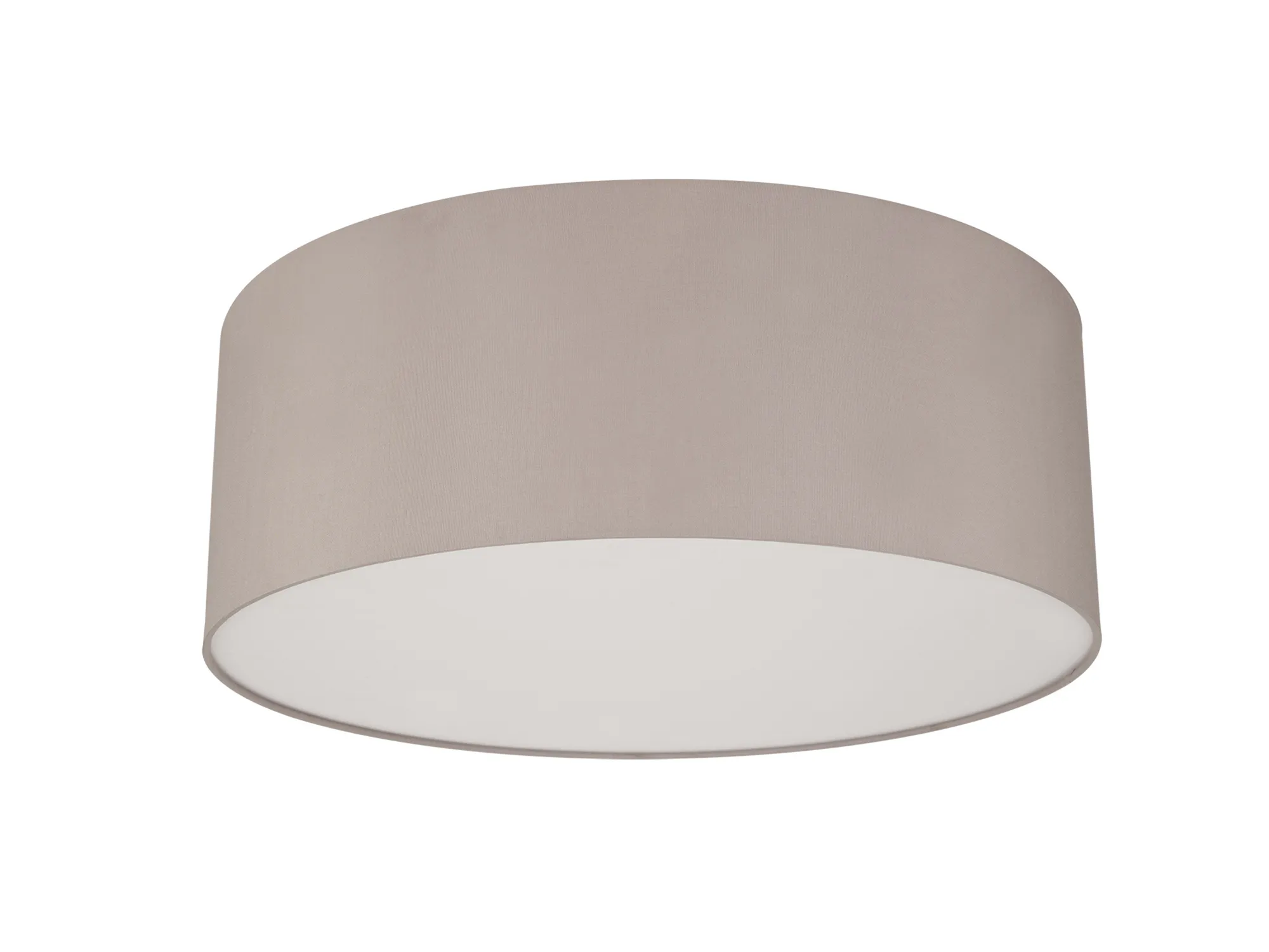 Baymont 60cm Flush 3 Light Grey, Frosted Diffuser DK0608  Deco Baymont WH GR